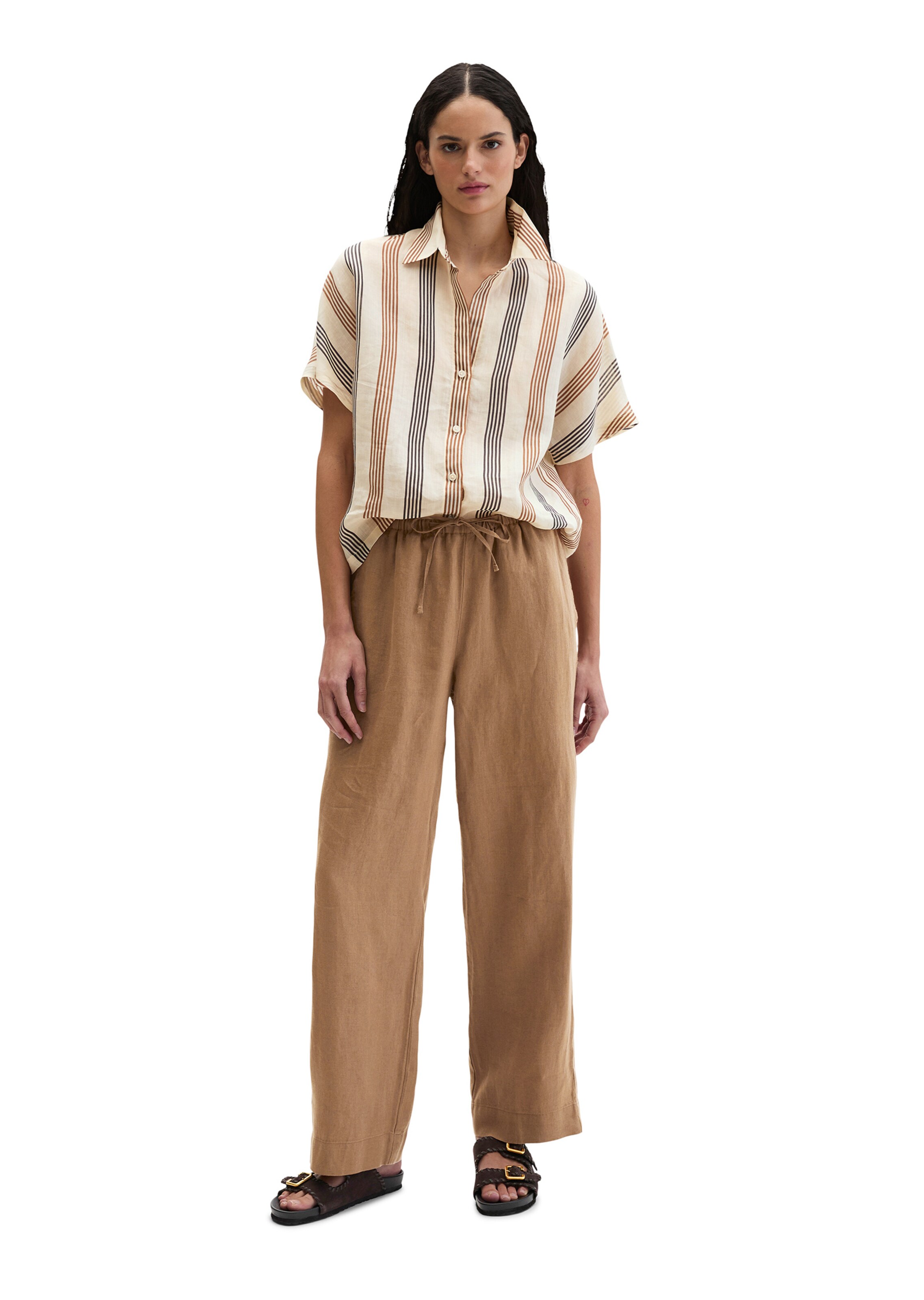 Chemisier Marc O'Polo en marron