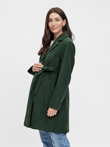 MAMALICIOUS Přechodný kabát 'Lulu' – zelená: přední strana