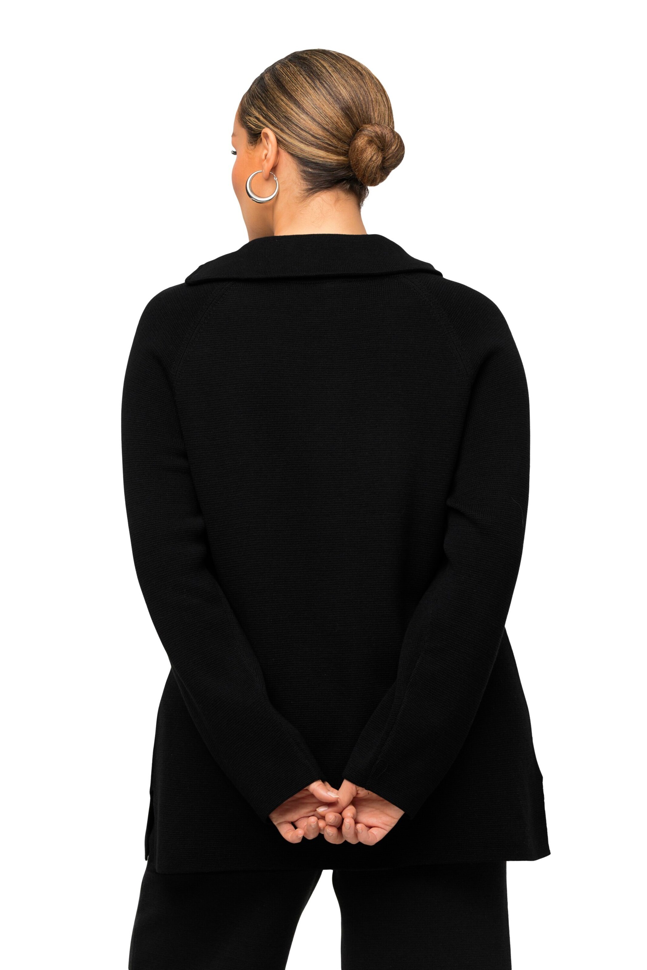 Ulla Popken Pullover in Schwarz