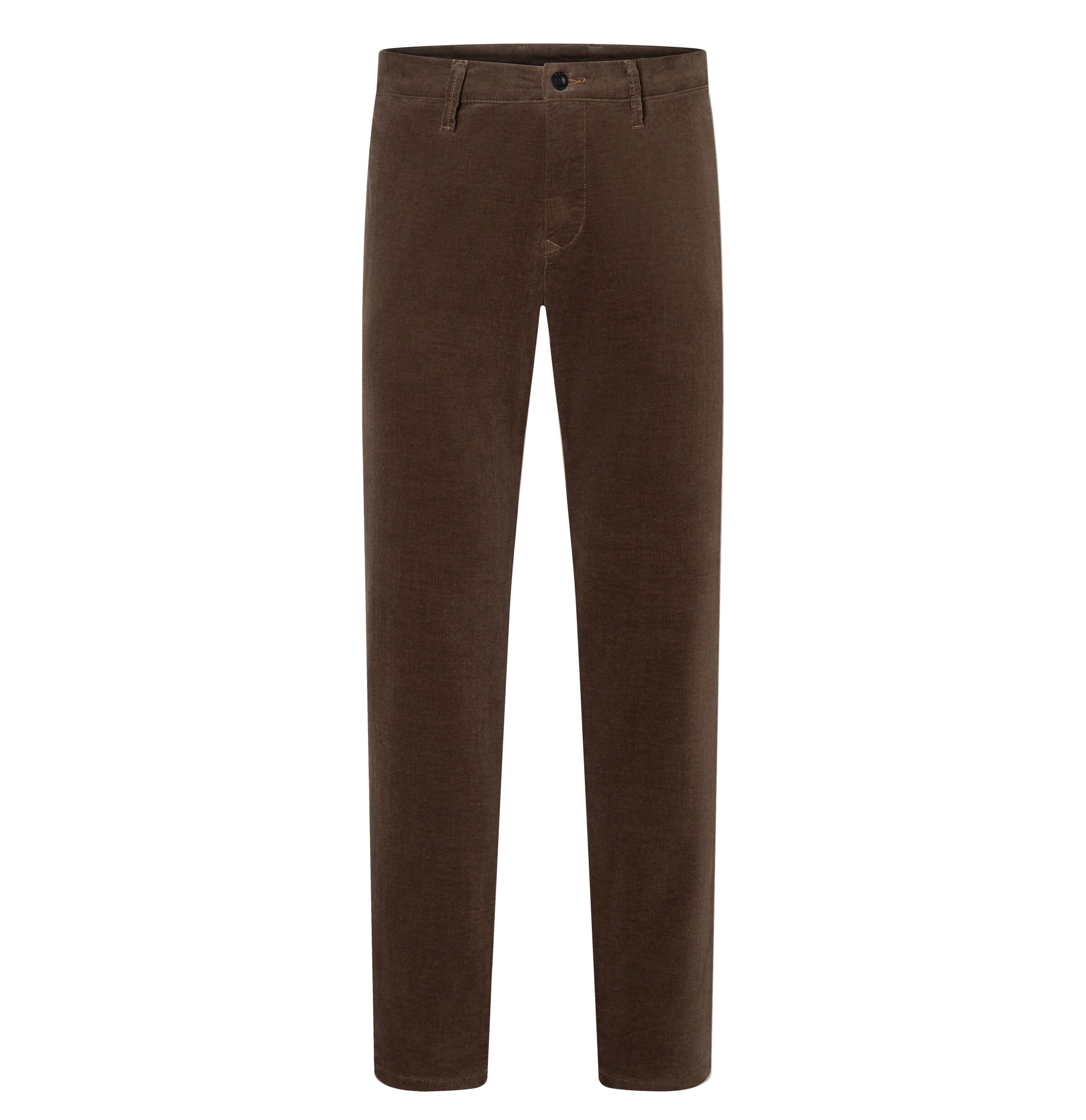 MAC Slim fit Pants in Brown: front