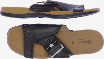 GABOR Sandalen 44 in Schwarz: Vorderseite