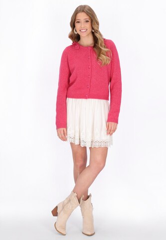 IZIA - Casaco de malha em rosa