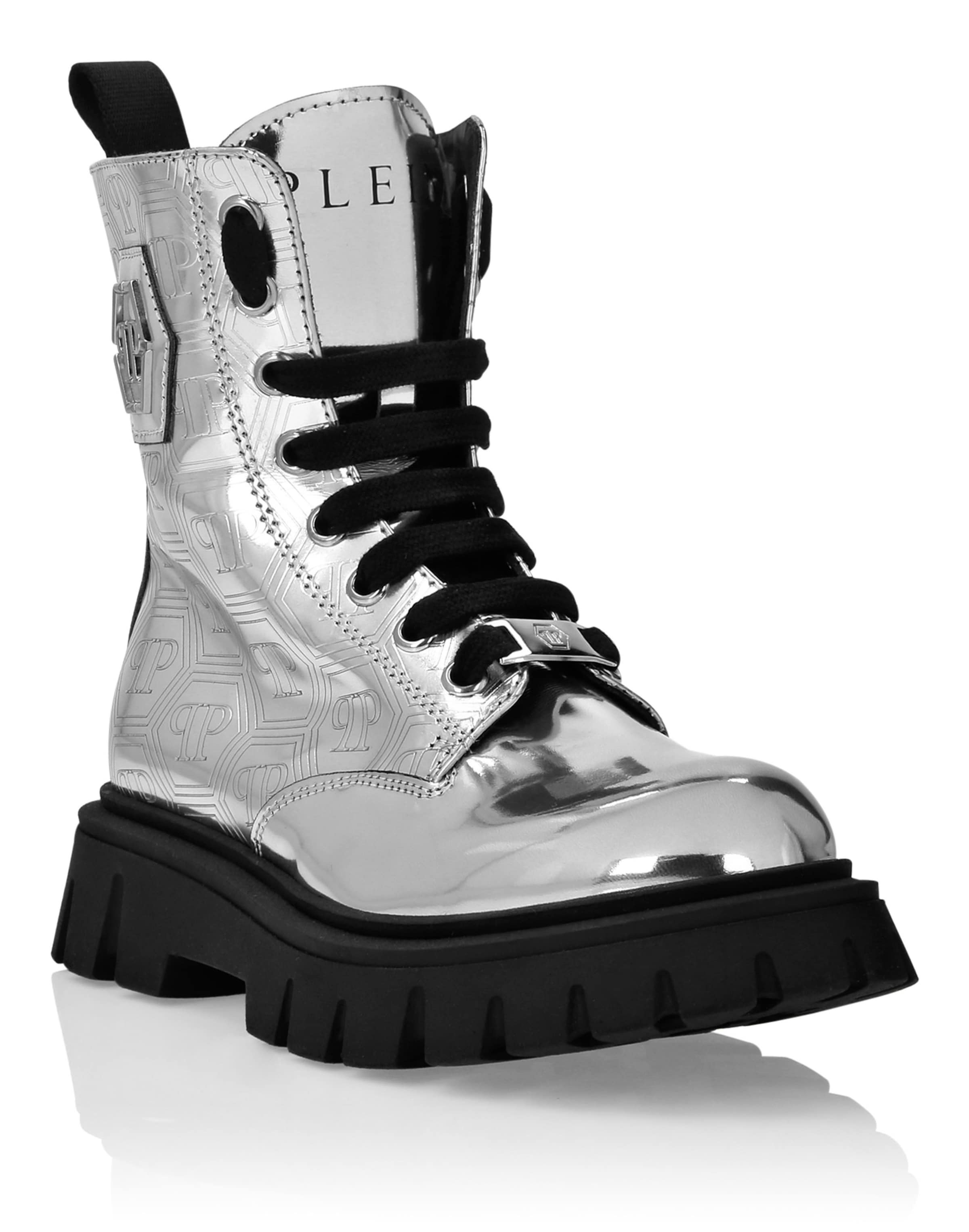 Philipp Plein Laarzen in Zilver