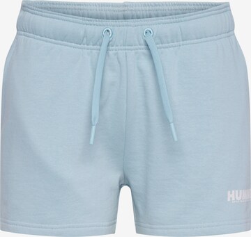 Hummel Regular Sportbroek 'Legacy' in Blauw: voorkant