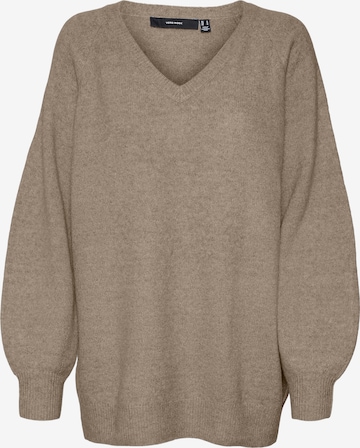 Pull-over 'Leaf' VERO MODA en beige : devant