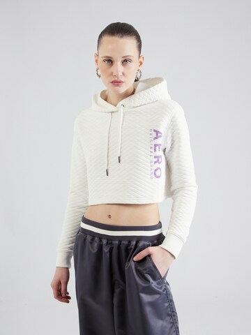 AÉROPOSTALE Sweatshirt in Weiß: predná strana