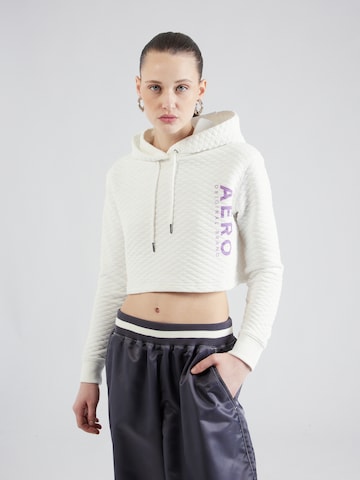 Sweat-shirt AÉROPOSTALE en blanc : devant