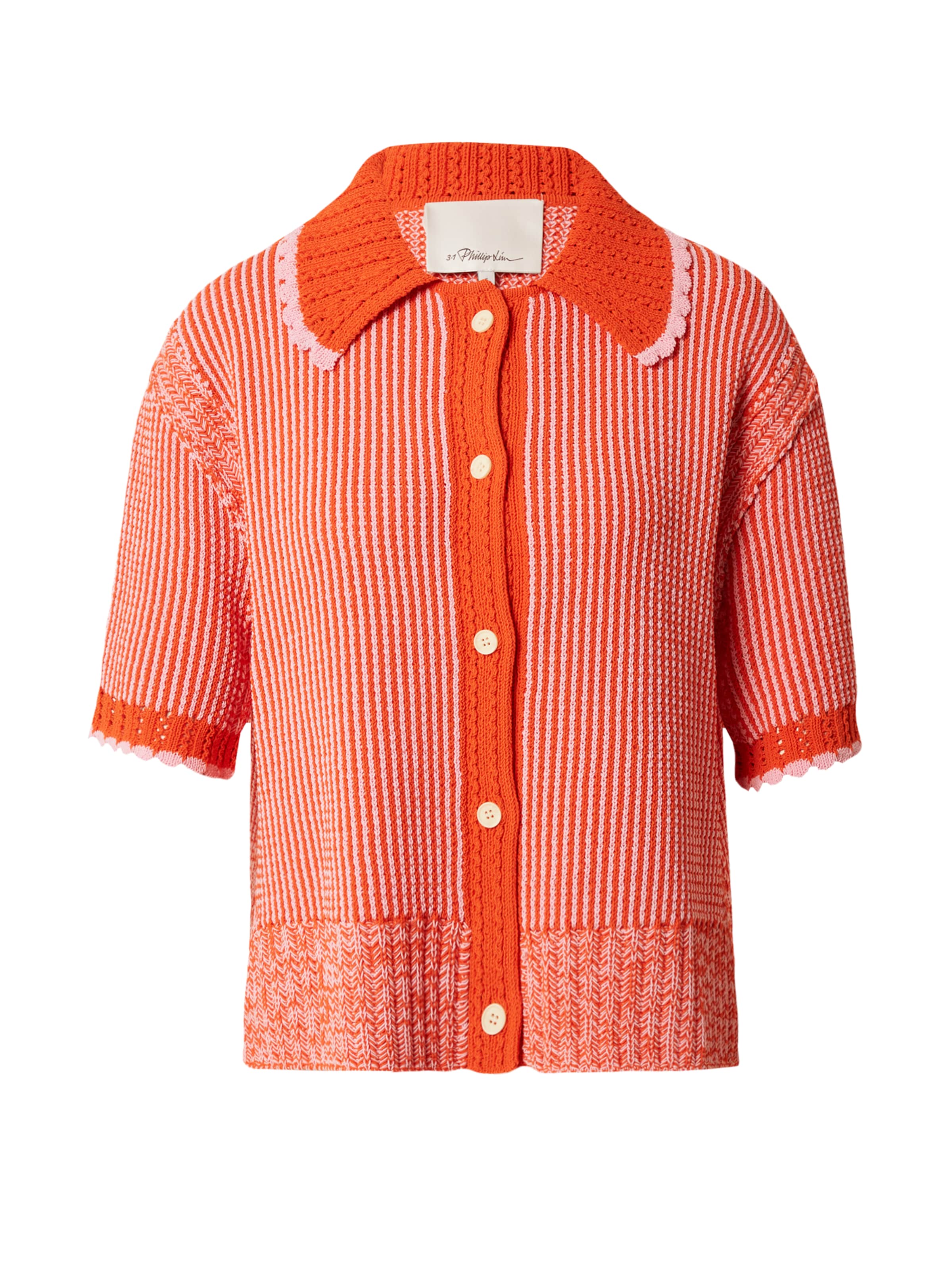 3.1 Phillip Lim Strickjacke in Orange: Vorderseite