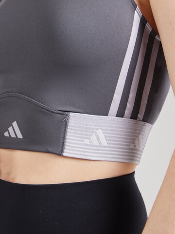 ADIDAS PERFORMANCE Urheilutoppi 'Hyperglam' värissä harmaa