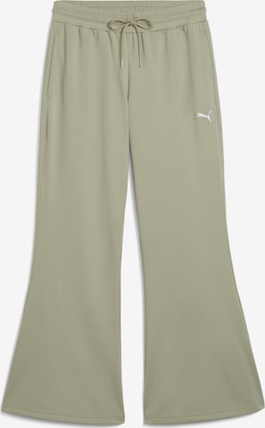 Pantalon 'Essentials' PUMA en vert : devant