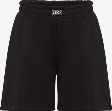 LSCN by LASCANA Regular Trousers in Black: front
