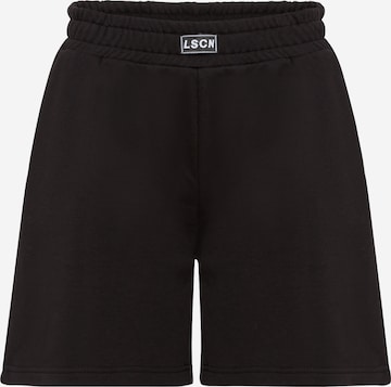 LSCN by LASCANA Regular Trousers in Black: front