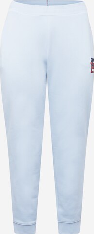 Tommy Hilfiger Curve Zúžený Kalhoty – modrá: přední strana