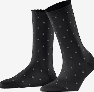 FALKE Socken 'Spike' in Schwarz: Vorderseite