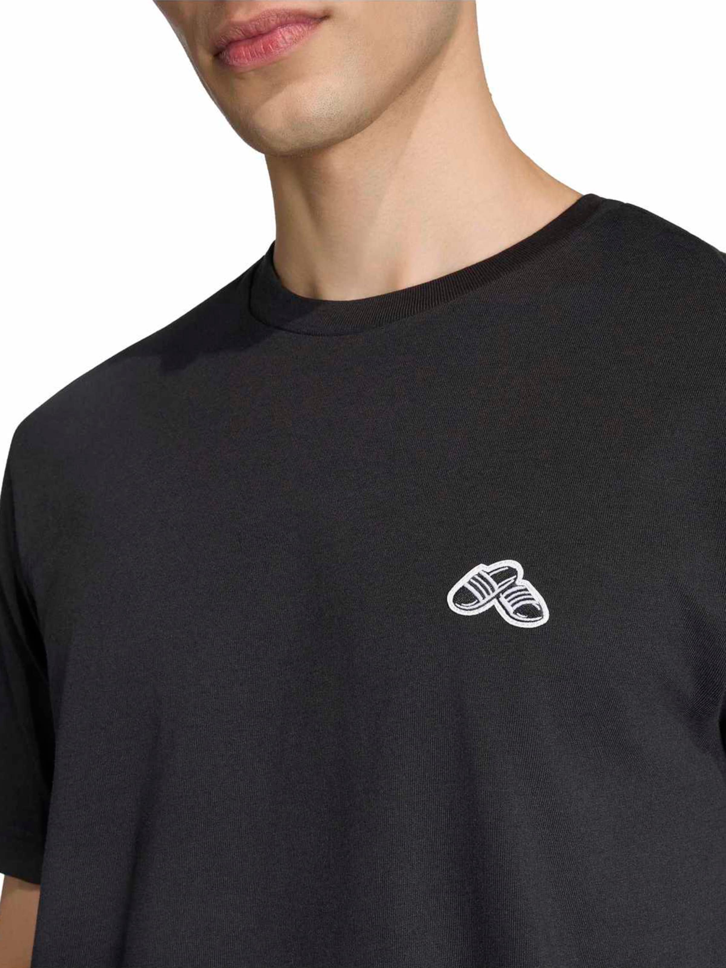 ADIDAS SPORTSWEAR - Camiseta 'SLIDE' en negro