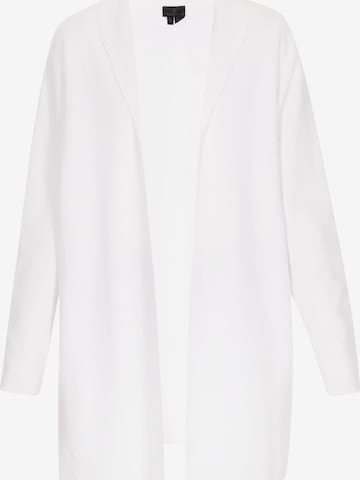 DreiMaster Klassik Gebreid vest in Wit: voorkant