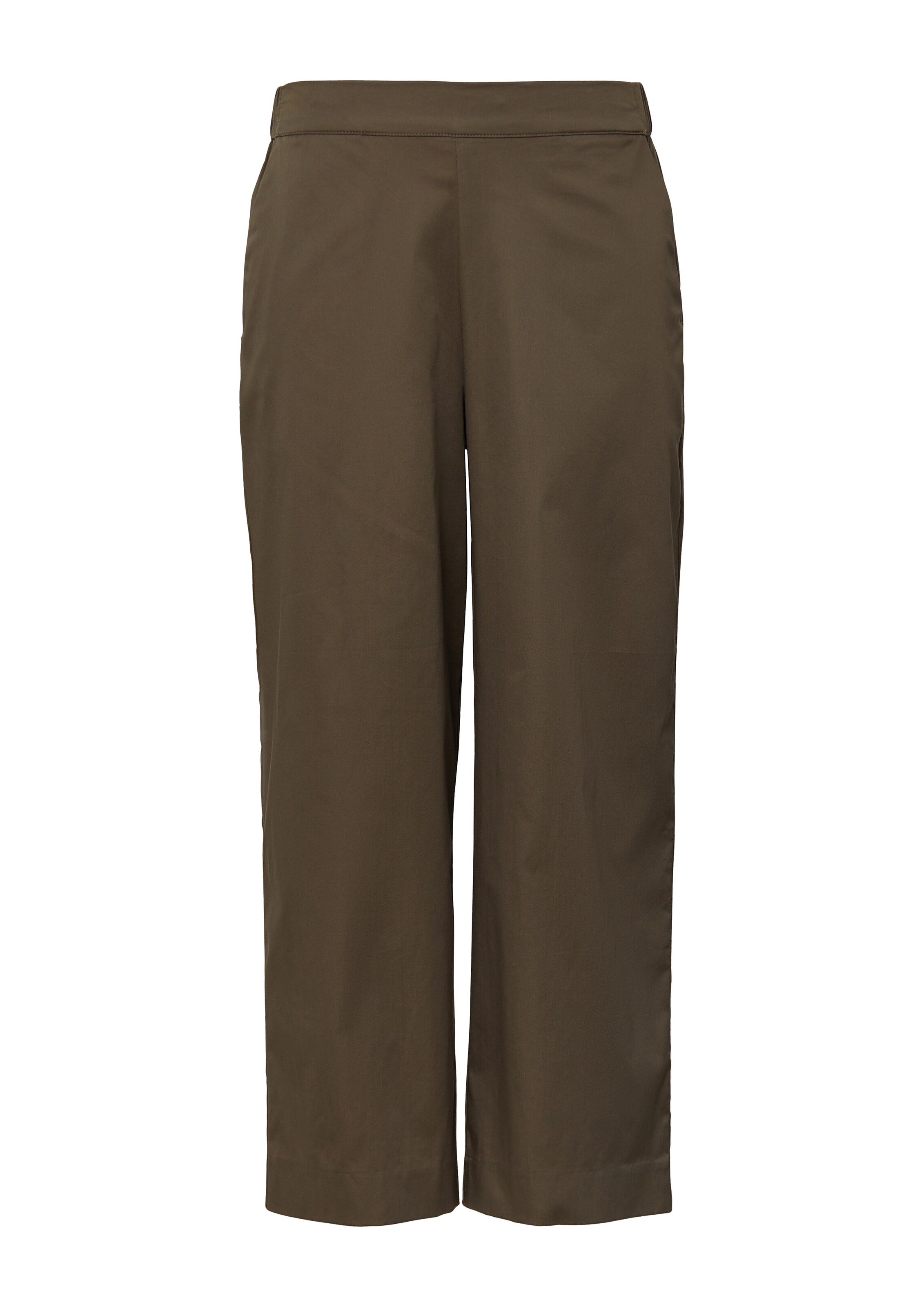 COMMA Loosefit Broek in Bruin: voorkant