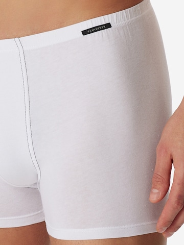 SCHIESSER Boxershorts 'Cotton Essentials'‌‌‌‌‌‌‌ in Weiß