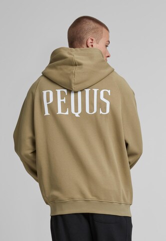 Pequs Sweat jacket in Green: front