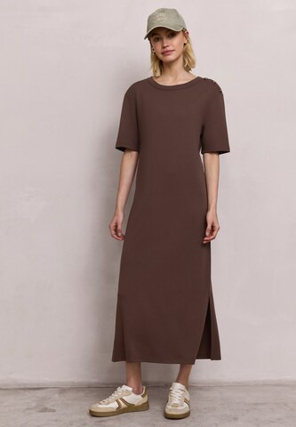 STREET ONE Kleid in Braun: Vorderseite