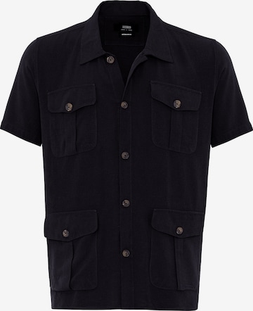 Regular fit Camicia di Antioch in nero: frontale