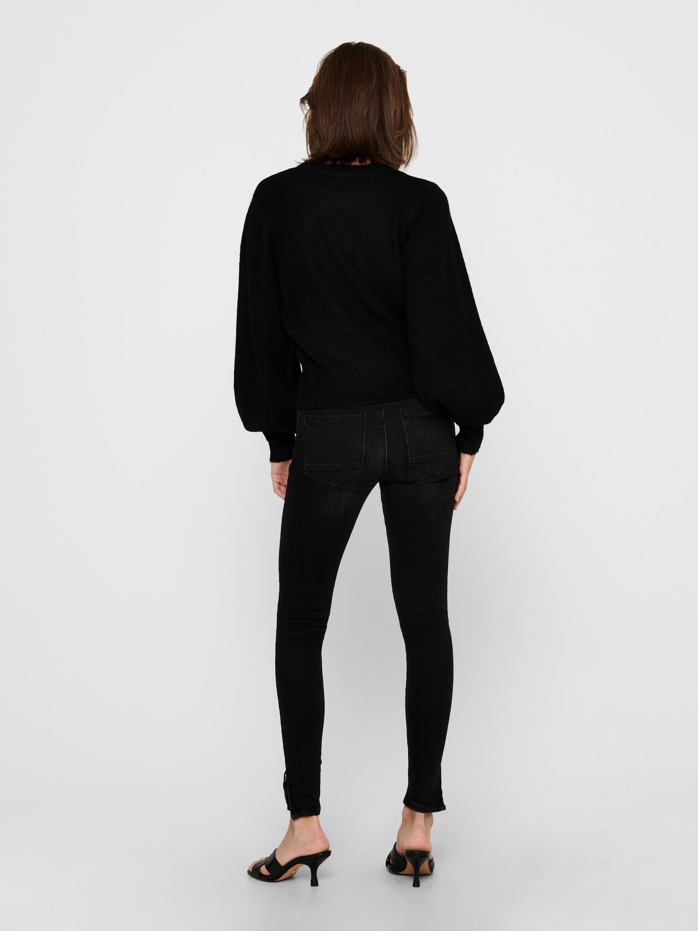 ONLY Sweater 'ONLElsa' in Black | ABOUT YOU