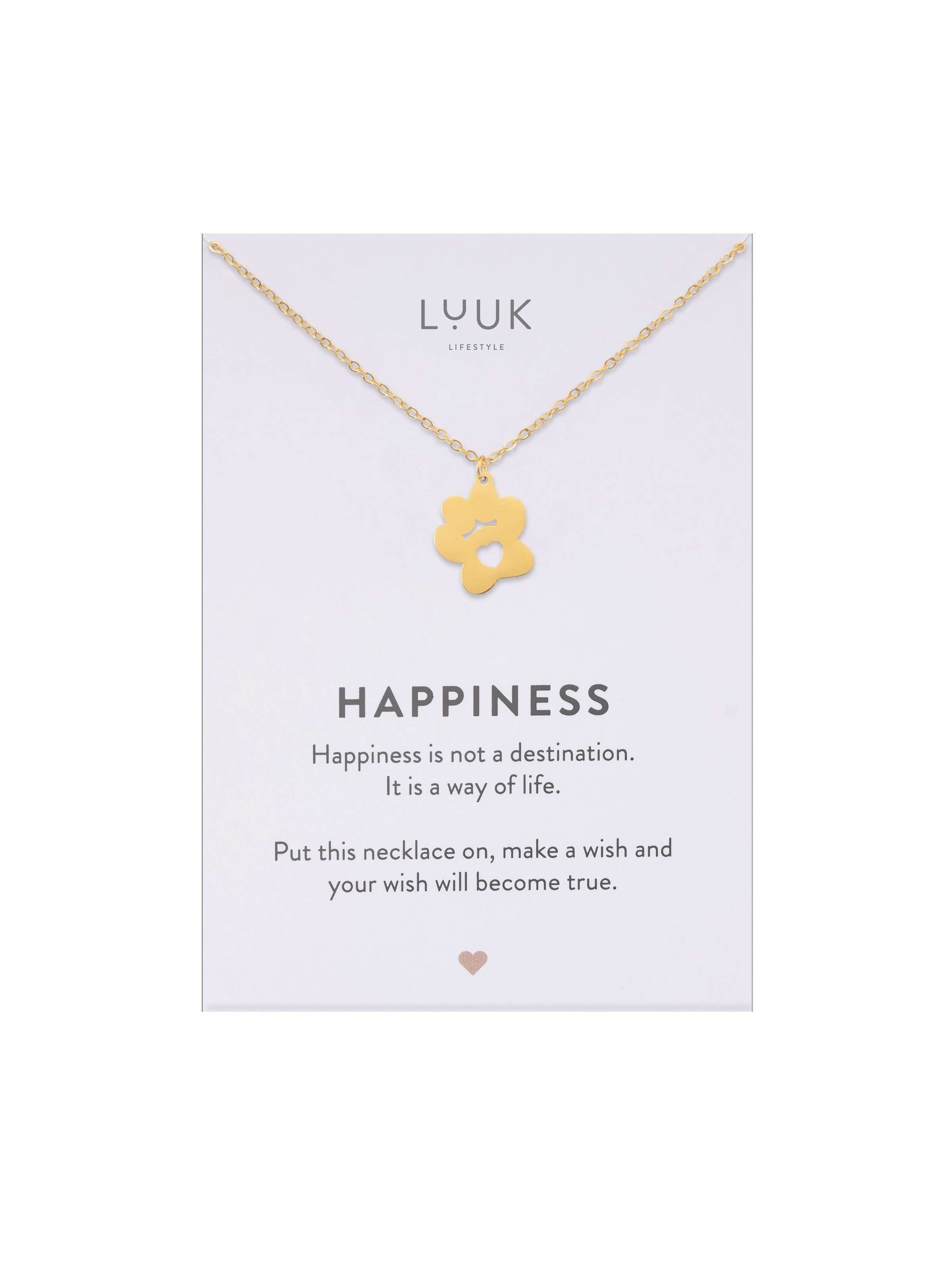 LUUK LIFESTYLE Necklace in Gold