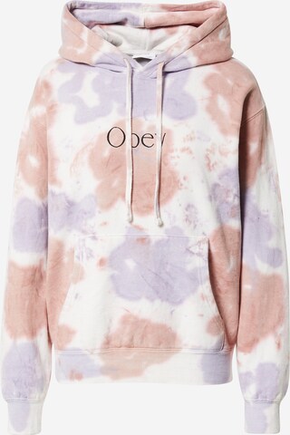 Obey Sweatshirt 'LIMITLESS' in Roze: voorkant