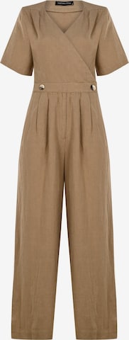 FRESHLIONS Jumpsuit 'Kira' in Brown: front