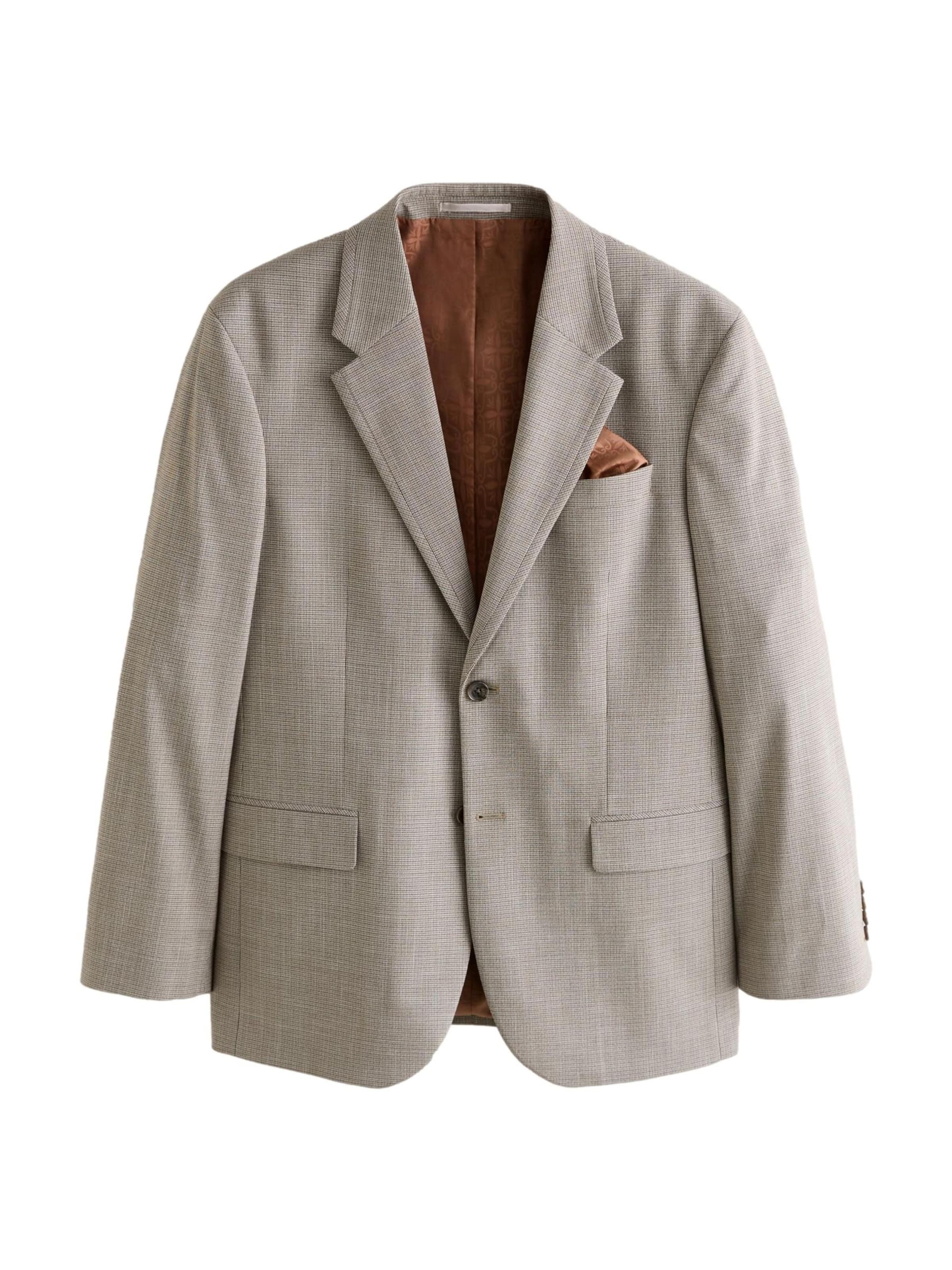 Next Regular Fit Sakko in Beige: Vorderseite