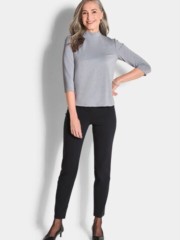 Goldner Shirt in Grau