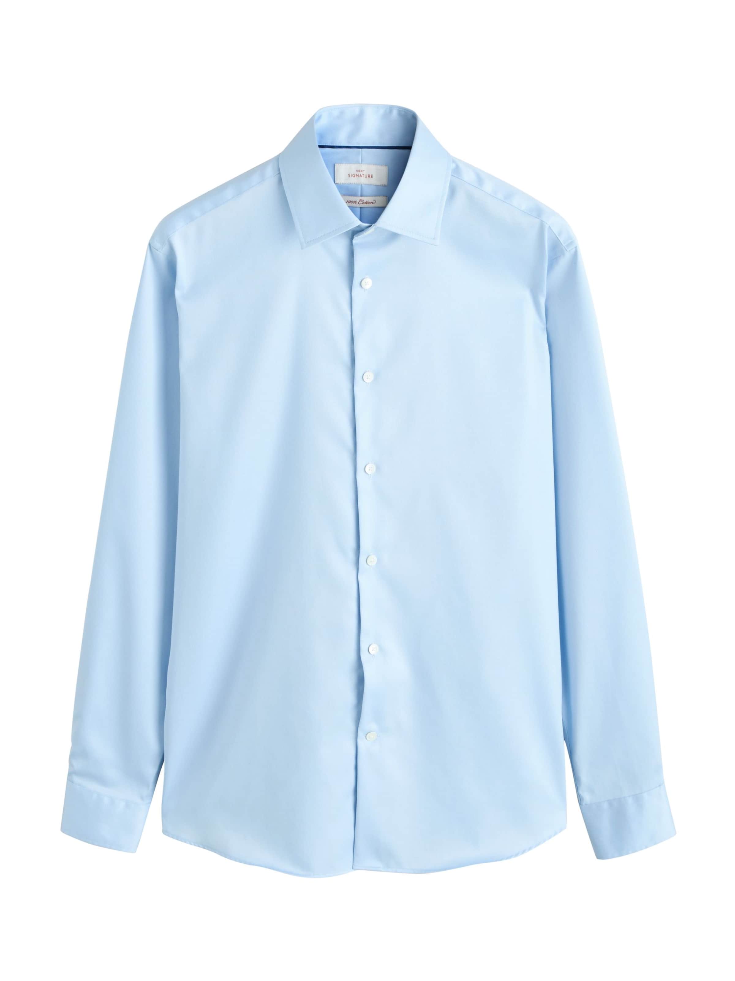 Coupe regular Chemise Next en bleu : devant