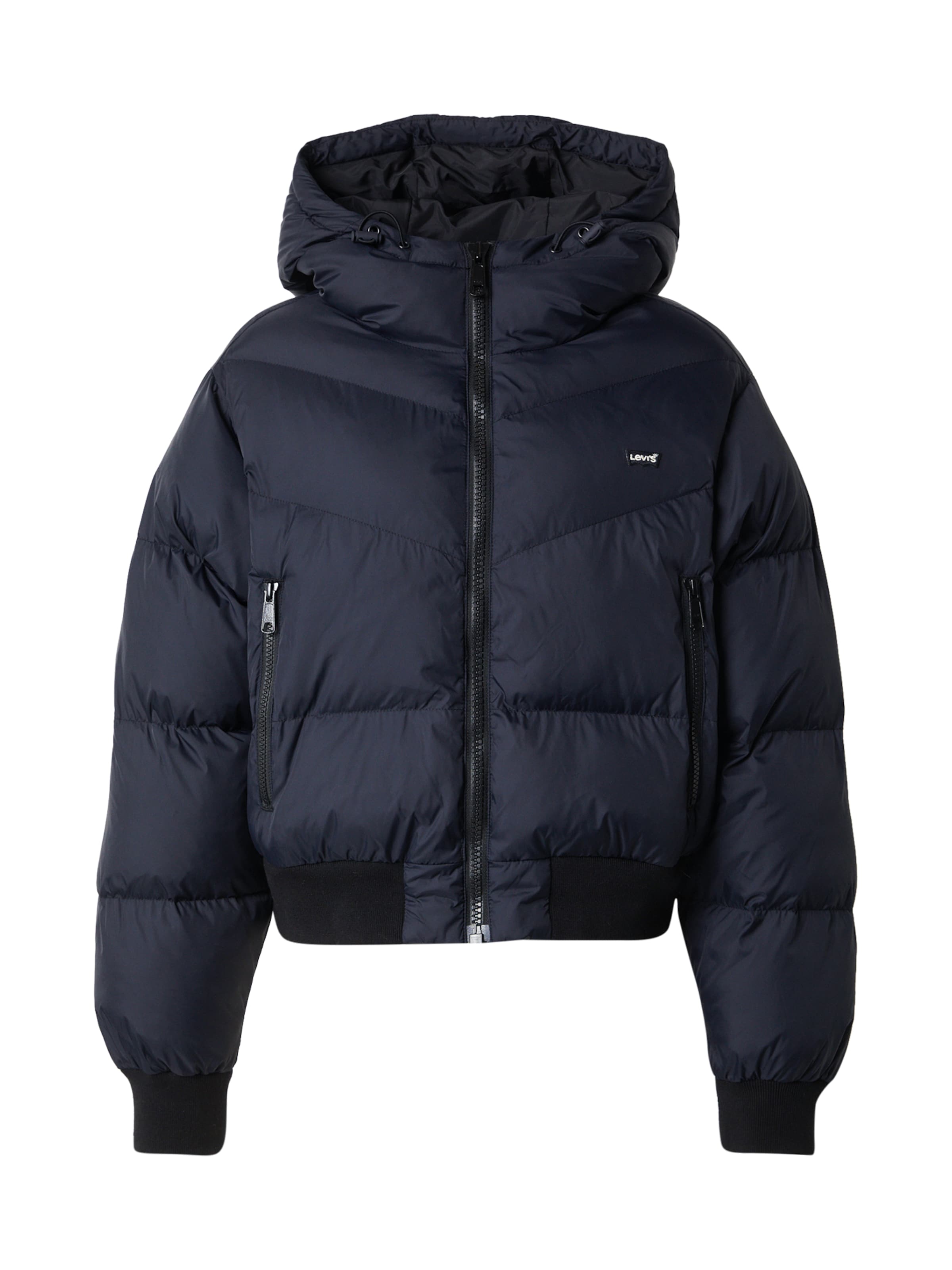 mėlyna LEVI'S ® Demisezoninė striukė 'Noe Western Crop Puffer': priekis