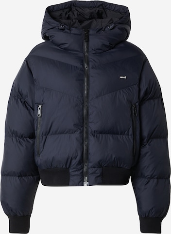 mėlyna LEVI'S ® Demisezoninė striukė 'Noe Western Crop Puffer': priekis