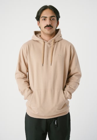 Cleptomanicx Sweatshirt 'Ligull' in Brown: front