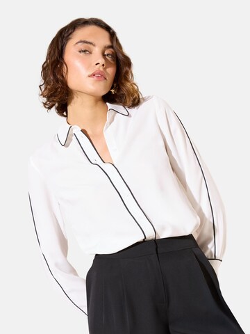 Chemisier Friends Like These en blanc : devant