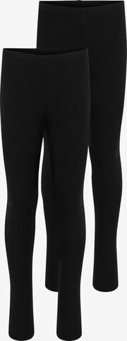 Skinny Leggings 'Nille' KIDS ONLY en noir : devant