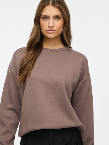VILA Sweatshirt 'SANDY' in Brown
