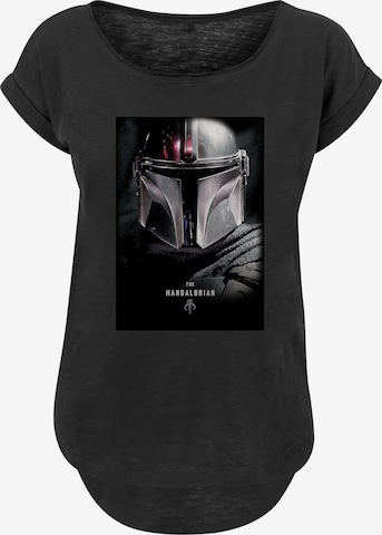 F4NT4STIC Shirt 'The Mandalorian' in Black: front