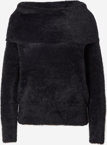 NEW LOOK Sweater in Black: front