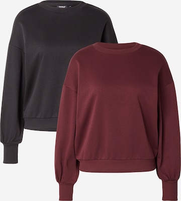 ONLYSweater majica 'ONLBROOKE' - crvena boja: prednji dio
