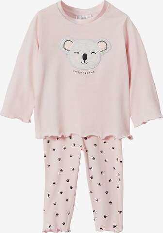 MANGO KIDS Pajamas in Pink: front