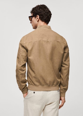 MANGO MAN Between-Season Jacket 'Mael' in Brown