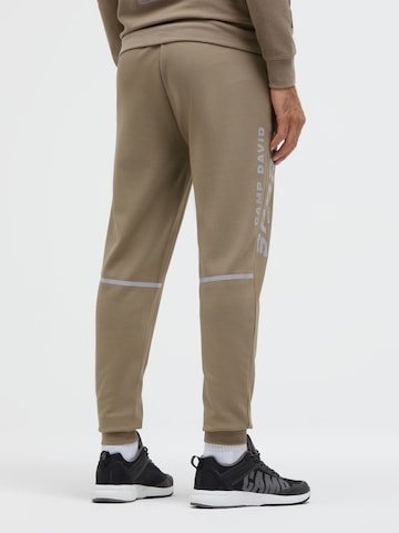 CAMP DAVID Tapered Pants in Beige