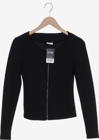 VILA Sweatshirt & Zip-Up Hoodie in XS in Black: front