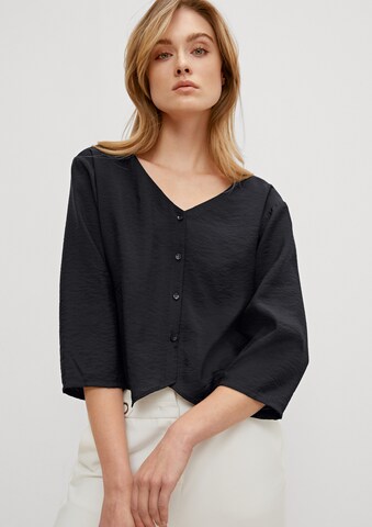 COMMA Blouse in Zwart: voorkant