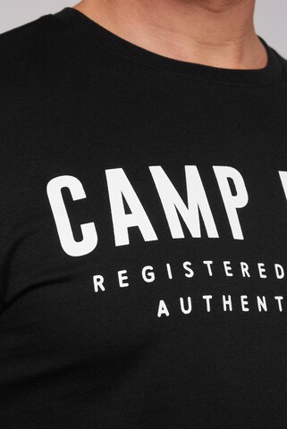CAMP DAVID T-Shirt in Schwarz
