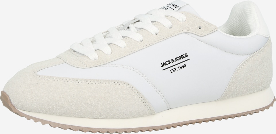 Sneaker low 'JFWRETRO RUNNER' de la JACK & JONES pe alb: față