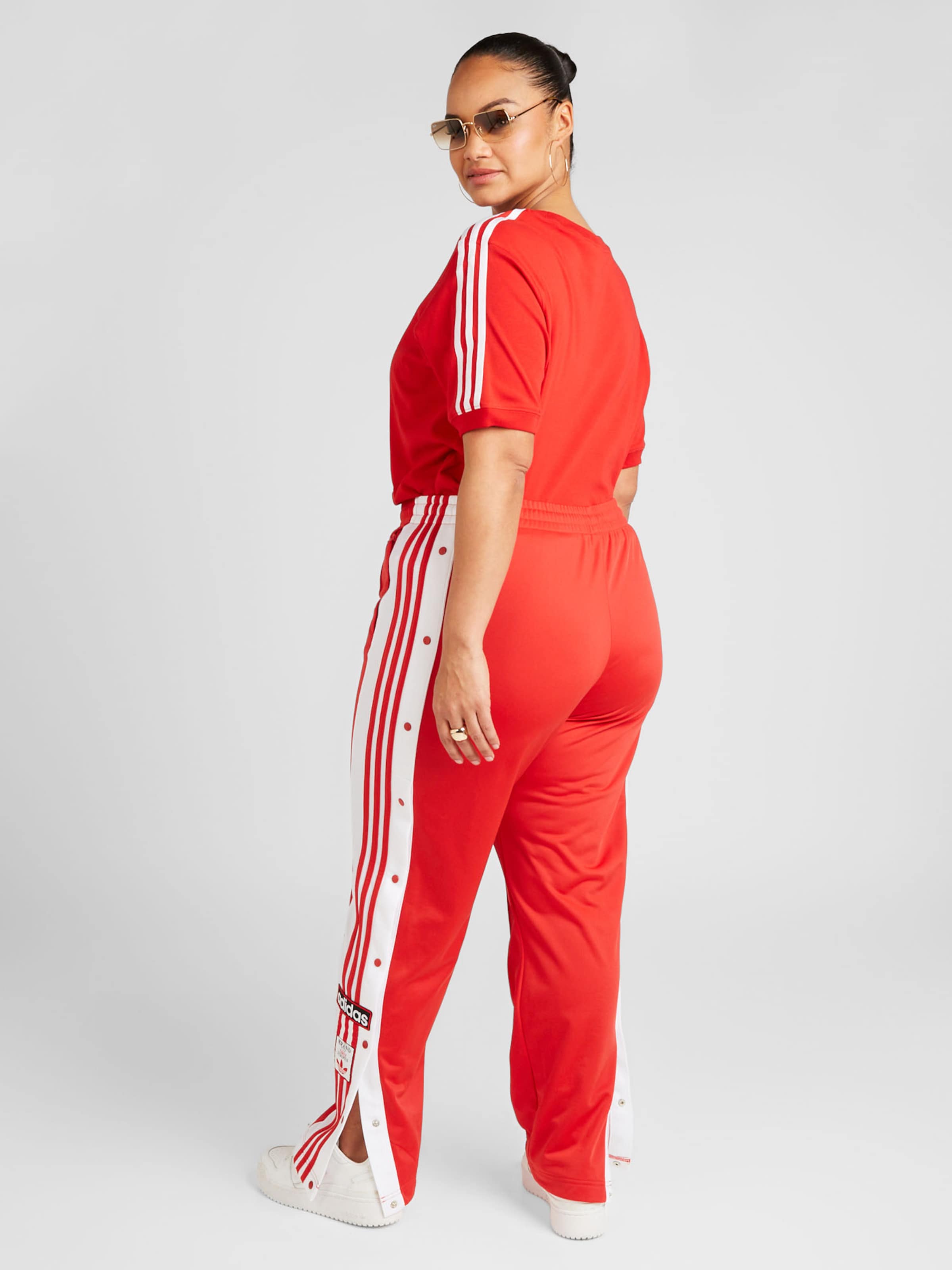 ADIDAS ORIGINALS Loosefit Hose Adibreak in Rot ABOUT YOU