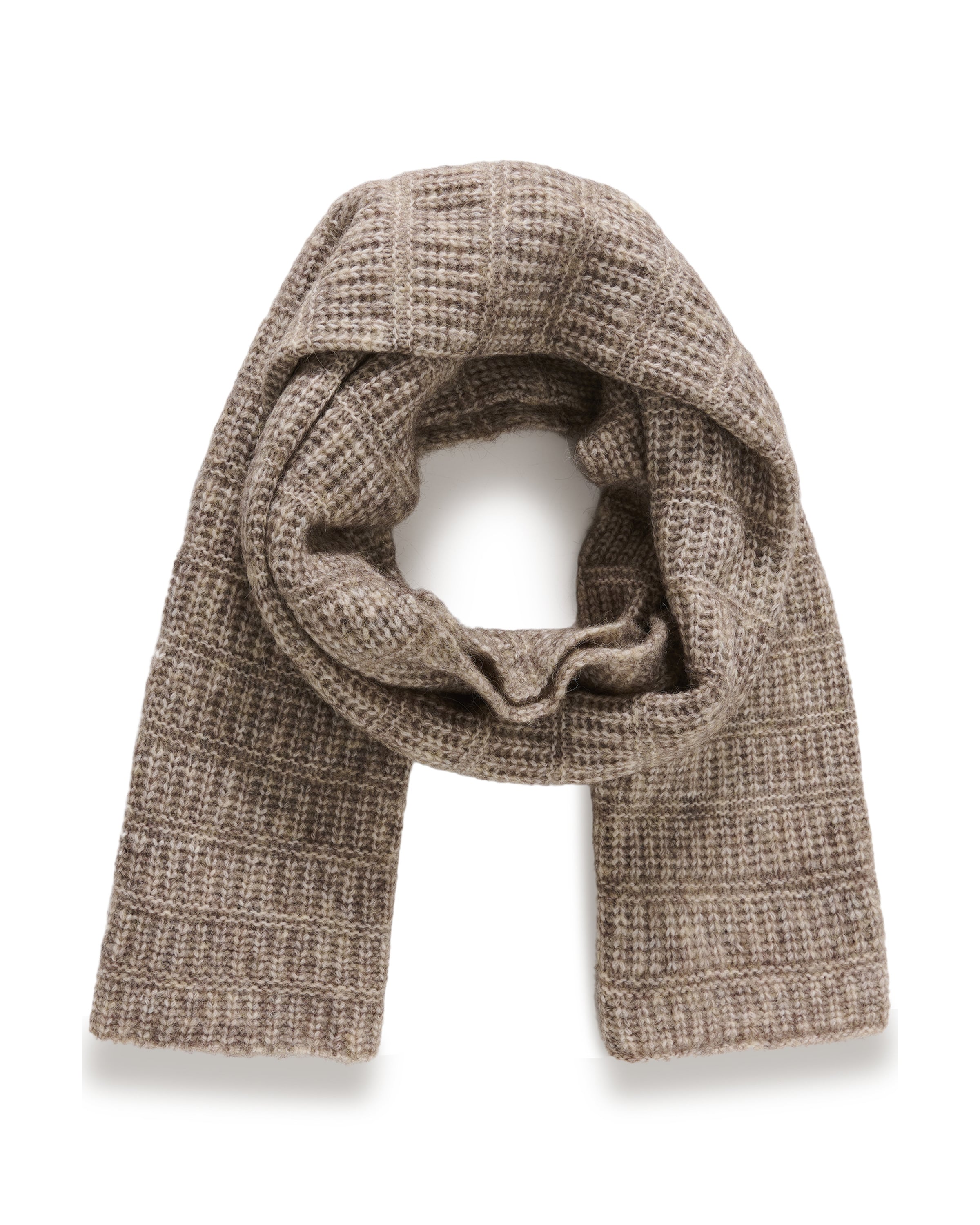 KAFFE CURVE Sjaal in Beige: voorkant